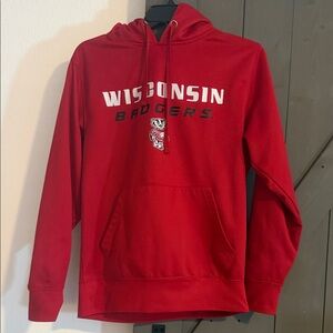 Campus Heritage Red Wisconsin Badgers Hoodie